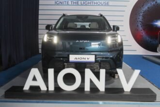Aion V yang dibuat di Cikampek, Jawa Barat