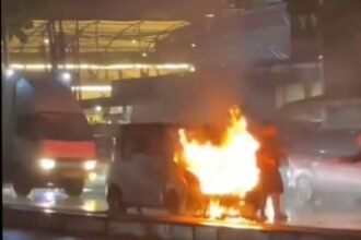 Wuling Air ev terbakar