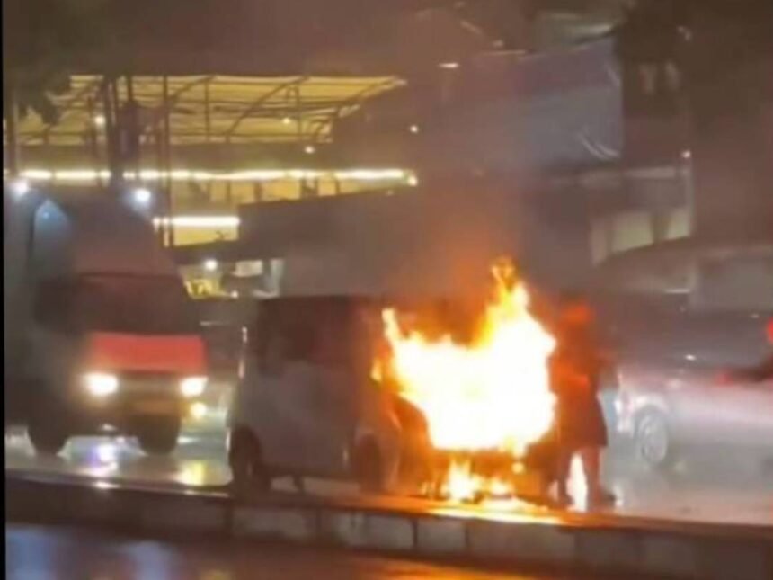 Wuling Air ev terbakar
