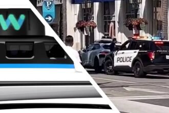 Robotaxi Waymo dihentikan Polisi