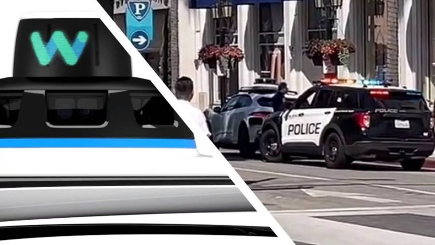 Robotaxi Waymo dihentikan Polisi