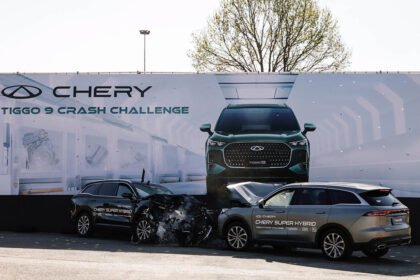 CHery TIGGO 9 CSH Uji Keselamatan