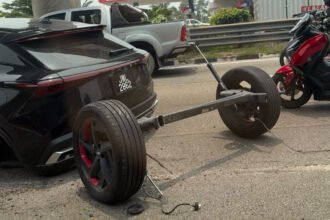 As roda Chery Omoda 5 Lepas