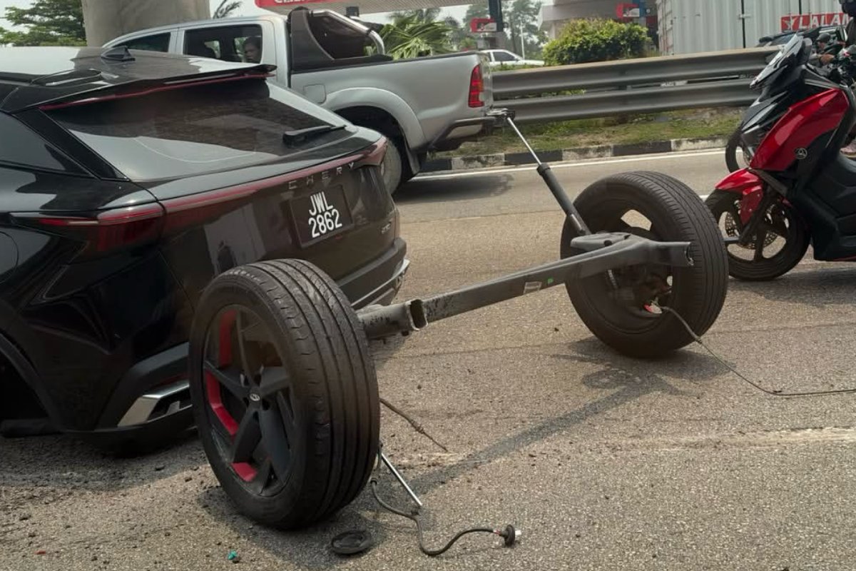 As roda Chery Omoda 5 Lepas